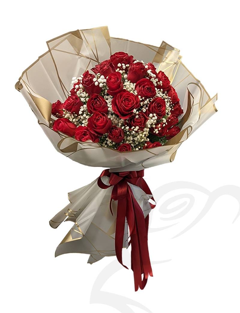 دسته گل رز